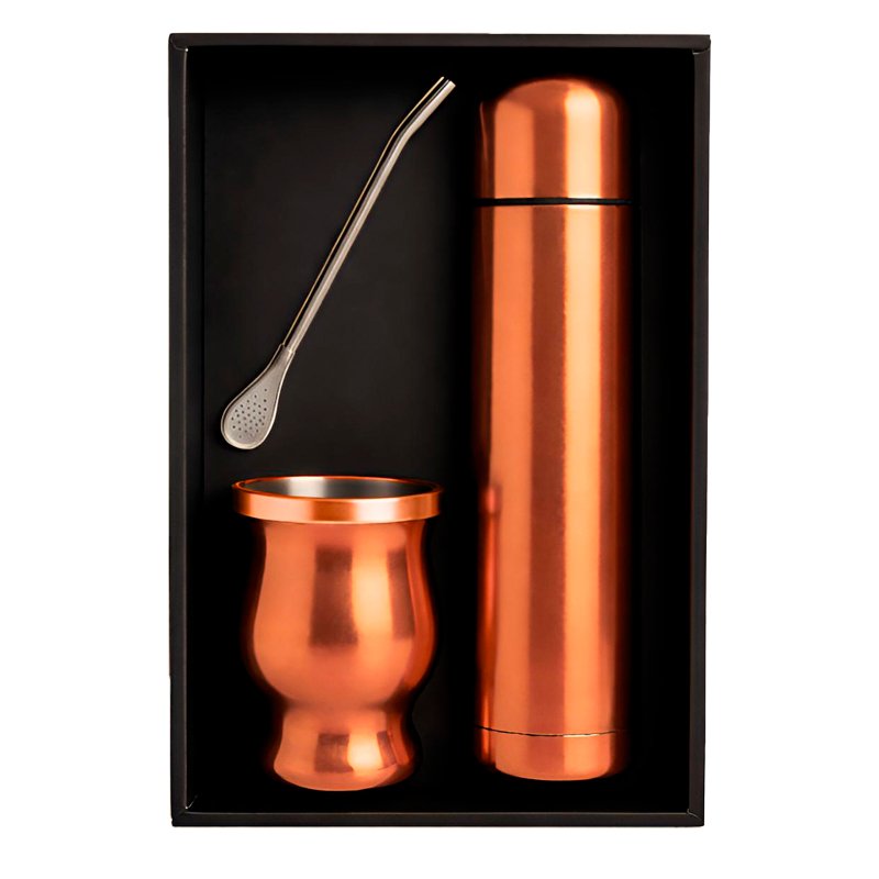 Set De Mate Color Cobre