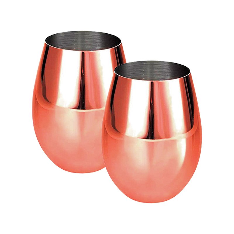 Set De Vasos Encobrizados 